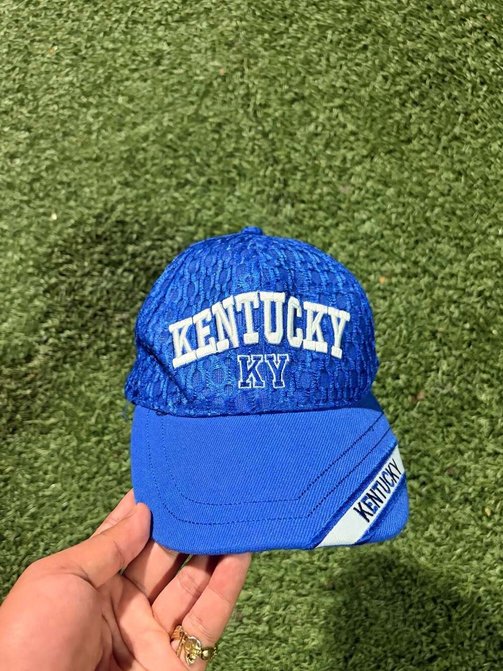 Kentucky Wildcats Cap Adjustable Blue Mesh